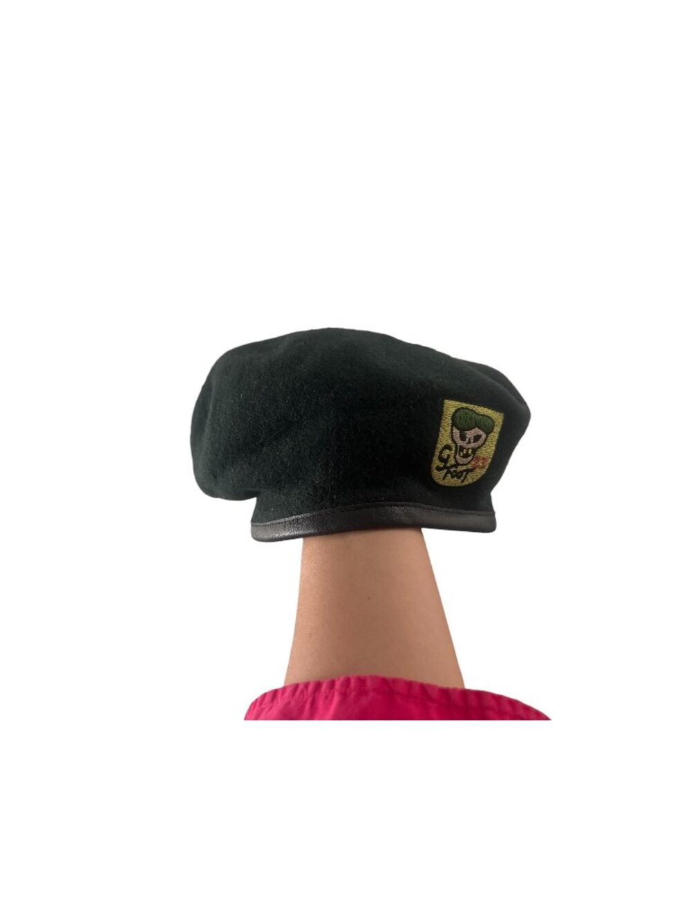 G Foot Green Wool Beret Gorillaz Limited Edition Size 7.5 Rare Nostalgic Rocksta